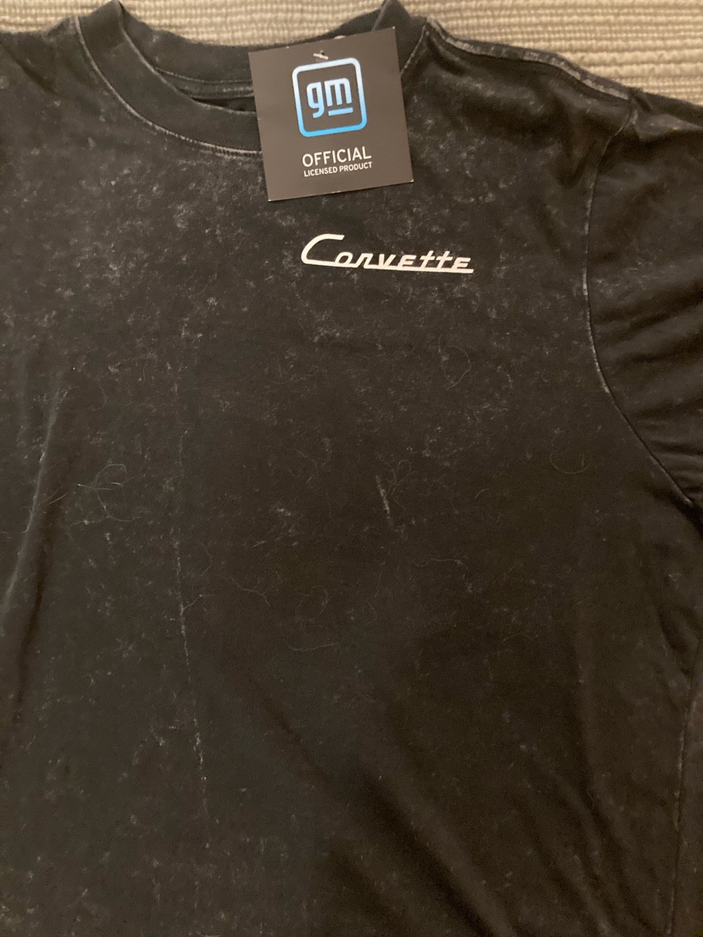 NWT Men’s M distressed Black Crewneck T-Shirt